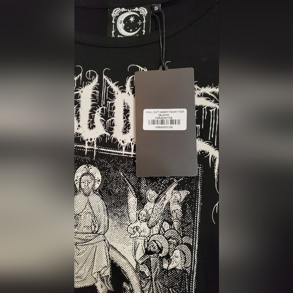 Killstar Chill Out Hanky Panky Top - Picture 4 of 5